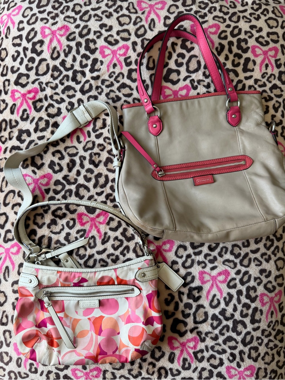 2 coach bags